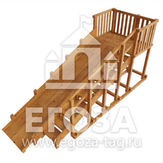 Изображение Горка зимняя "Исландия" покрытие масло 1505