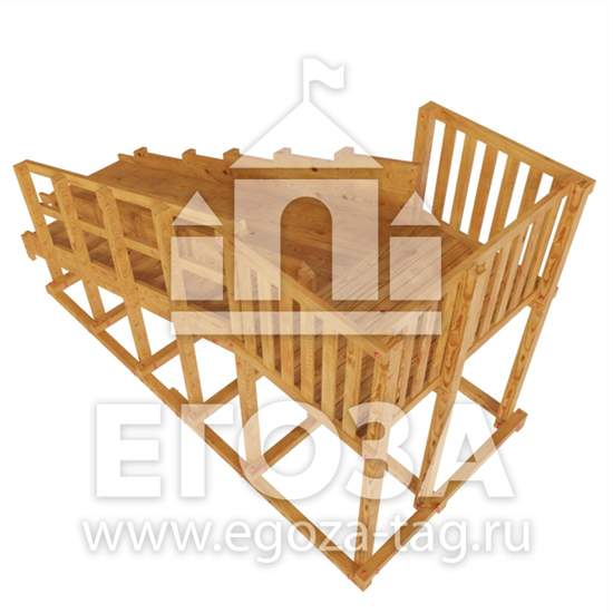 Изображение Горка зимняя "Исландия" покрытие масло 1505