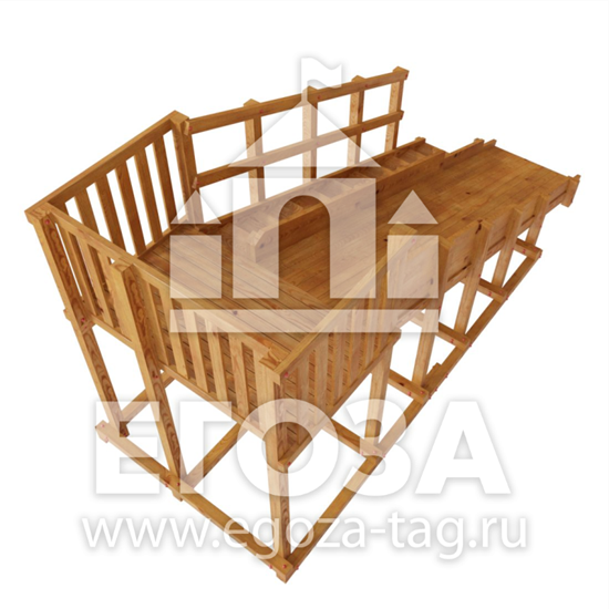 Изображение Горка зимняя "Исландия" покрытие масло 1505