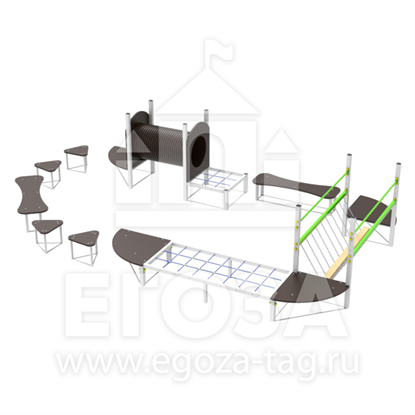 Изображение Полоса препятствий «Висячий мост» 0450