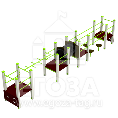 Изображение Полоса препятствий «Горная река» 0457