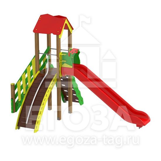 Изображение Игровой комплекс из бруса 0156