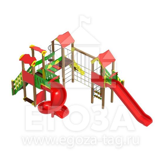 Изображение Игровой комплекс из бруса 0157