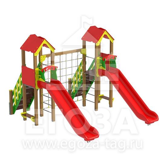 Изображение Игровой комплекс из бруса 0161