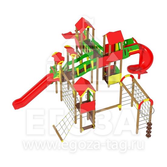 Изображение Игровой комплекс из бруса 0150