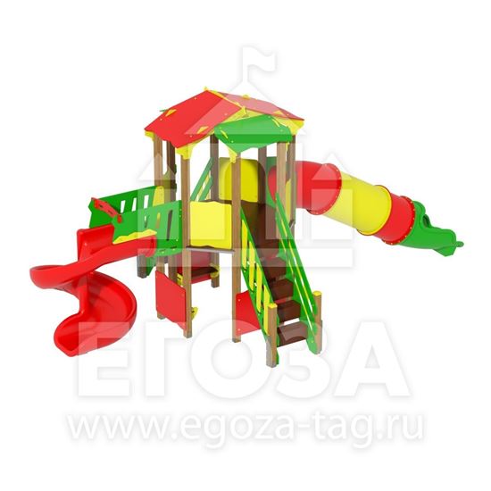 Изображение Игровой комплекс из бруса 0106