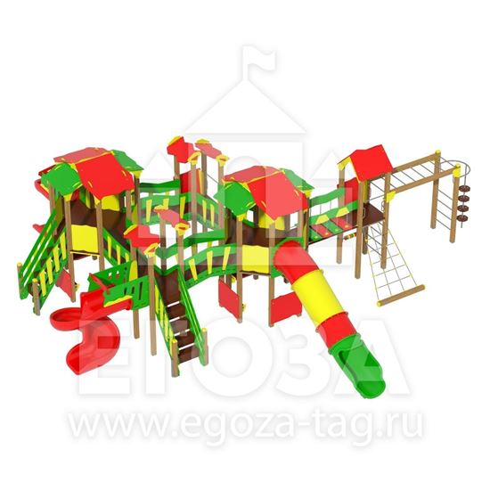 Изображение Игровой комплекс из бруса 0107