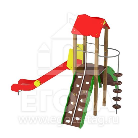 Изображение Игровой комплекс из бруса 0134