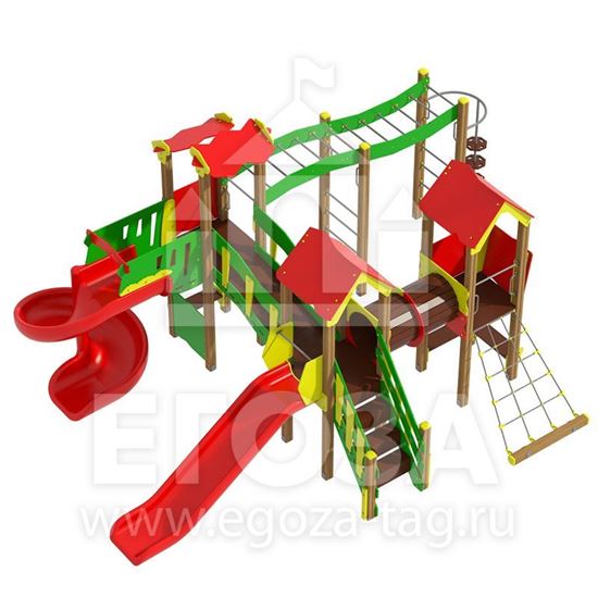 Изображение Игровой комплекс из бруса 0151