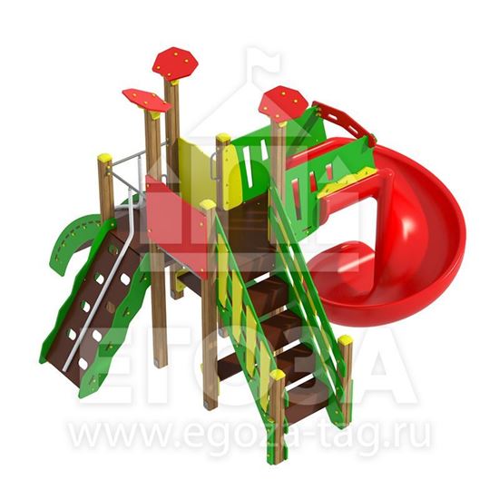 Изображение Игровой комплекс из бруса 0152
