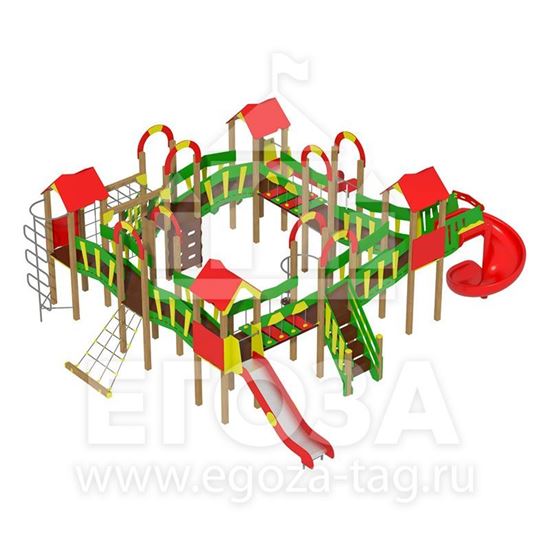 Изображение Игровой комплекс из бруса 0116