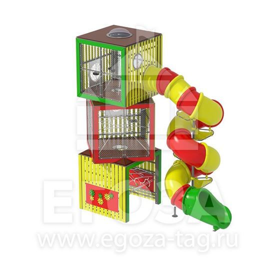 Изображение Игровой комплекс из бруса 0119