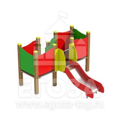 Изображение Игровой комплекс из бруса 0123