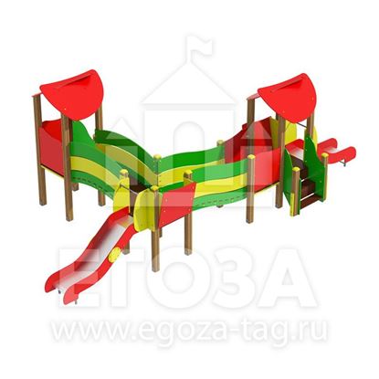 Изображение Игровой комплекс из бруса 0112