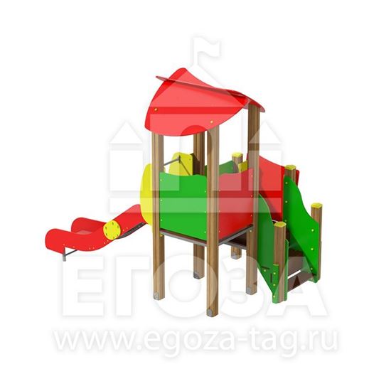 Изображение Игровой комплекс из бруса 0126