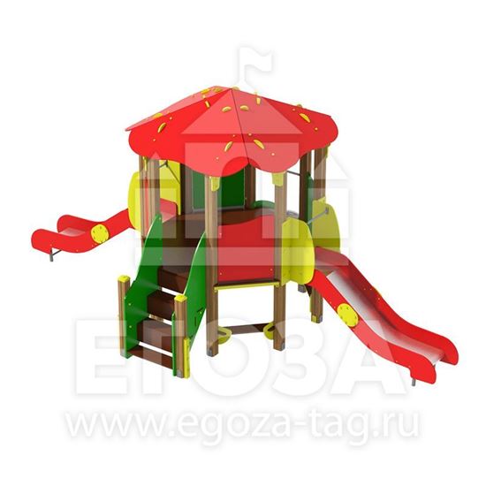 Изображение Игровой комплекс из бруса 0108