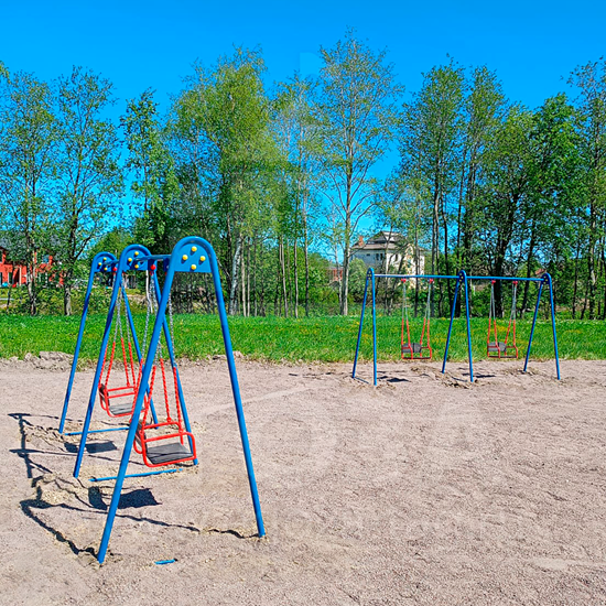 Изображение Качели на гибких подвесах "Двойные" 1004