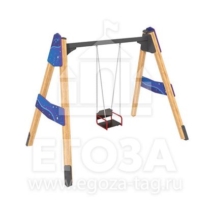 Изображение Качели одинарные «Космос» 1030