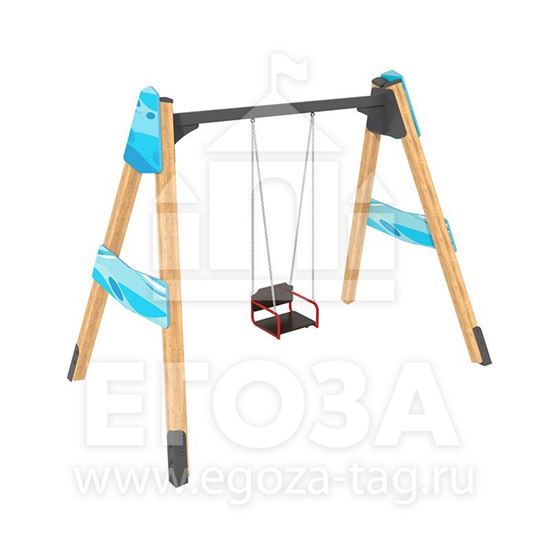Изображение Качели одинарные «Лагуна» 1030