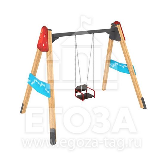 Изображение Качели одинарные «Сказка» 1030