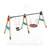 Качели комбинированные «Сказка» 1033 для улицы, дачи, детской площадки. Большой выбор детских качалок на пружине от производителя ГК Егоза. Характеристики, фото, описание, цена