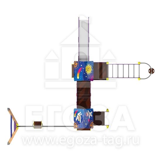 Изображение Игровой комплекс «Космос» 0179