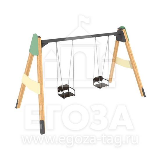 Изображение Качели двойные «Классик» 1031