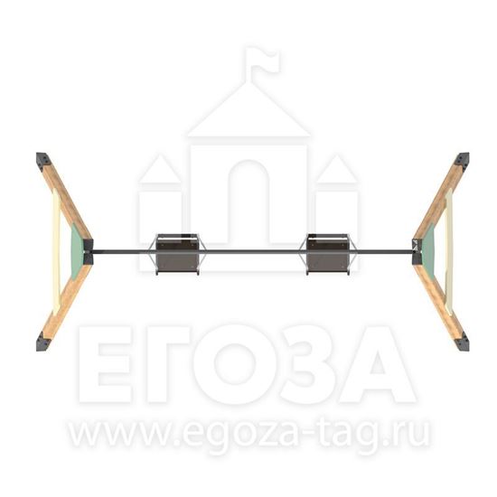 Изображение Качели двойные «Классик» 1031