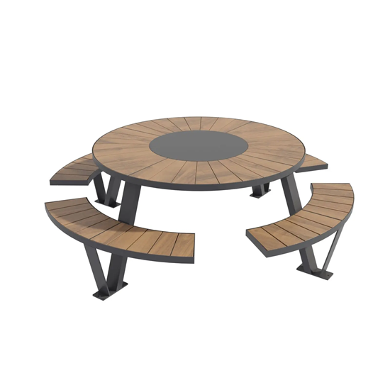 Стол с лавками 5570